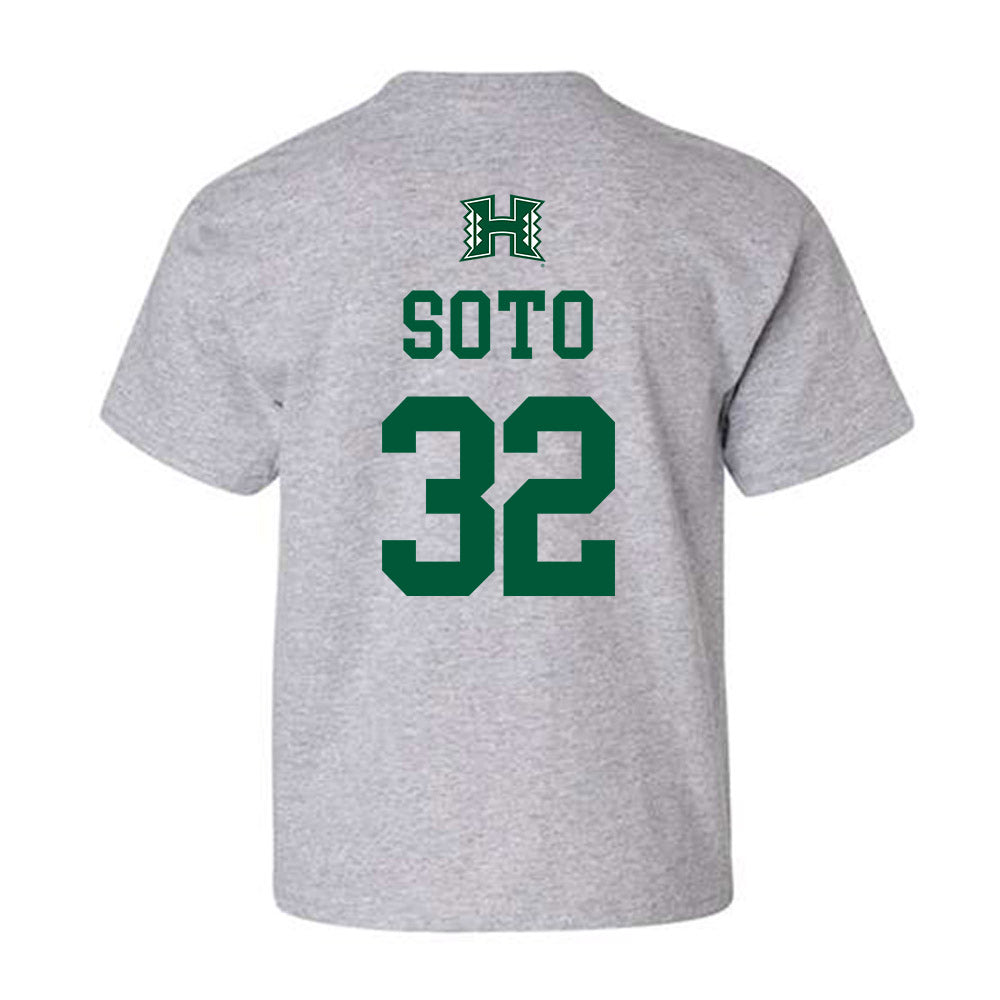 Hawaii - NCAA Baseball : Saul Soto - Classic Shersey Youth T-Shirt-1