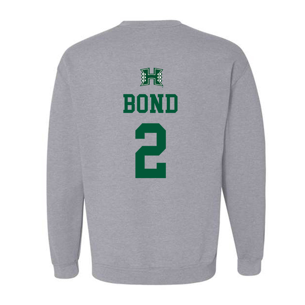 Hawaii - NCAA Women's Basketball : Teyahna Bond - Classic Shersey Crewneck Sweatshirt-1