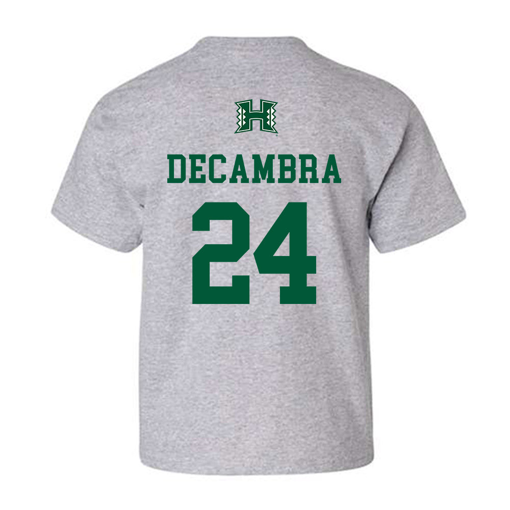 Hawaii - NCAA Football : Kodi DeCambra - Classic Shersey Youth T-Shirt-1