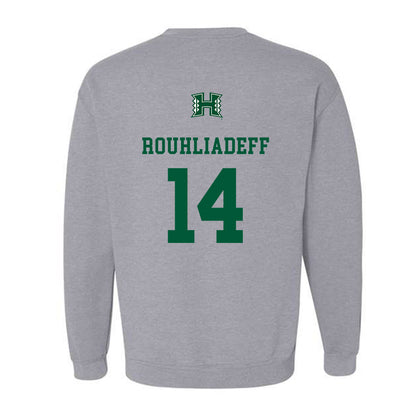 Hawaii - NCAA Men's Basketball : Harry Rouhliadeff - Classic Shersey Crewneck Sweatshirt-1