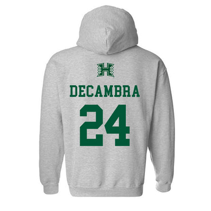 Hawaii - NCAA Football : Kodi DeCambra - Classic Shersey Hooded Sweatshirt-1