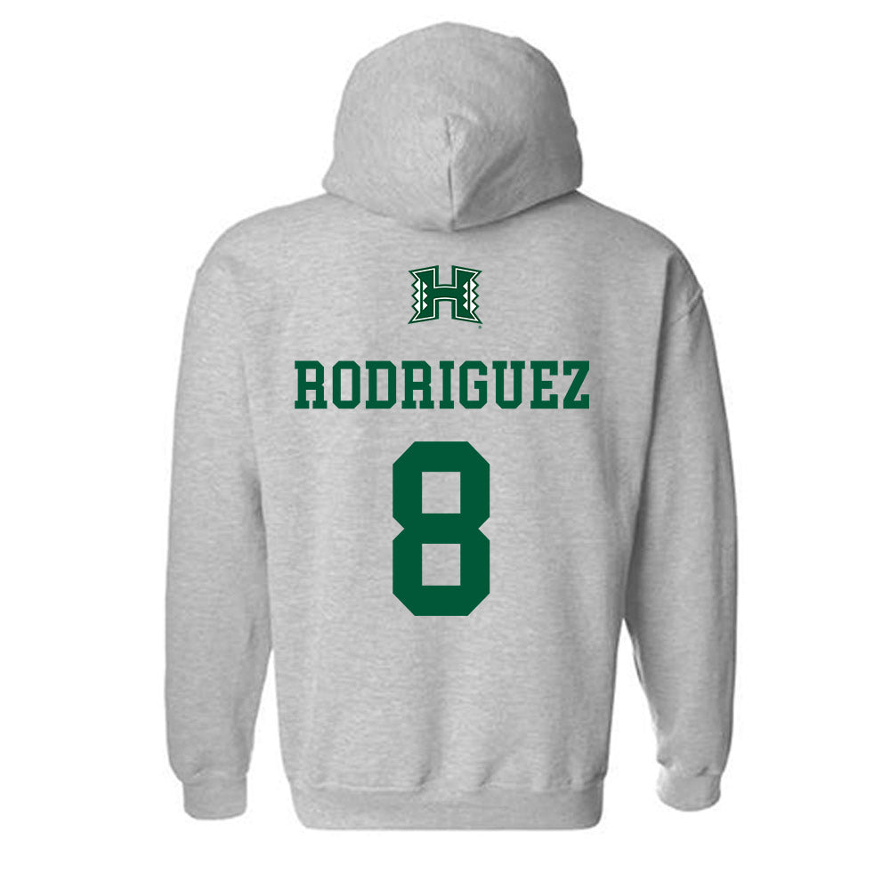 Hawaii - NCAA Baseball : Noah Rodriguez - Classic Shersey Hooded Sweatshirt-1