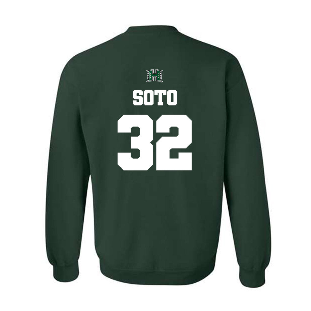 Hawaii - NCAA Baseball : Saul Soto - Classic Shersey Crewneck Sweatshirt-1
