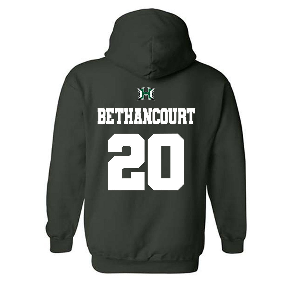 Hawaii - NCAA Baseball : Tino Bethancourt - Classic Shersey Hooded Sweatshirt-1