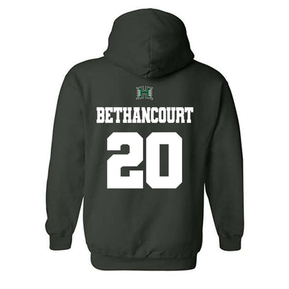 Hawaii - NCAA Baseball : Tino Bethancourt - Classic Shersey Hooded Sweatshirt-1