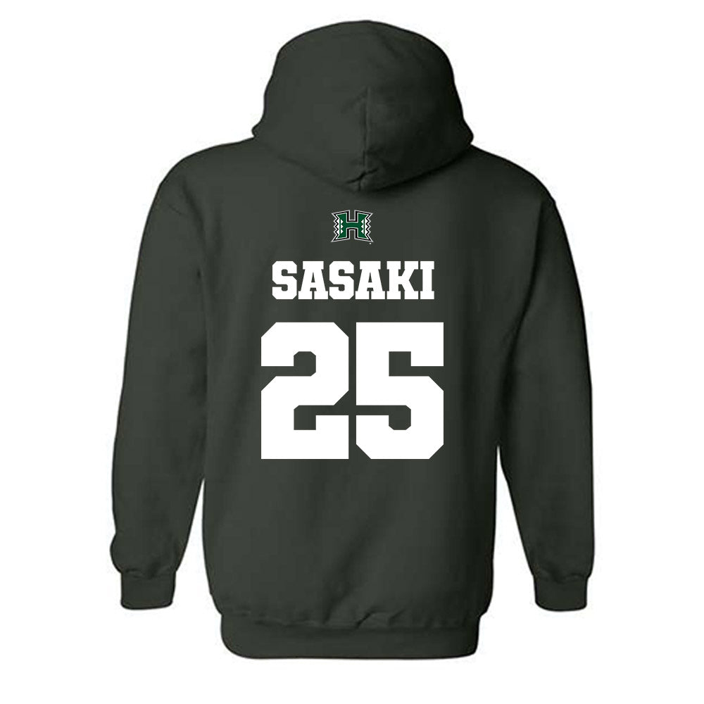 Hawaii - NCAA Softball : Abby Sasaki - Classic Shersey Hooded Sweatshirt-1