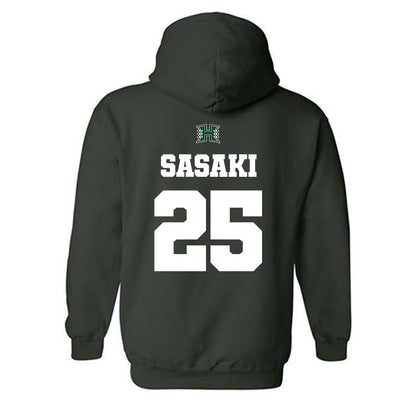 Hawaii - NCAA Softball : Abby Sasaki - Classic Shersey Hooded Sweatshirt-1