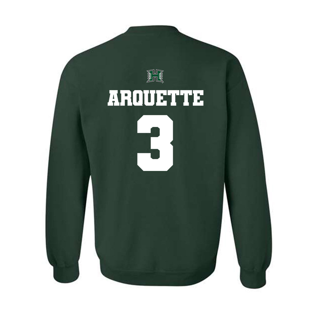 Hawaii - NCAA Women's Volleyball : Adrianna Arquette - Classic Shersey Crewneck Sweatshirt-1