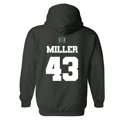 Hawaii - NCAA Football : Gannon Miller - Classic Shersey Hooded Sweatshirt-1