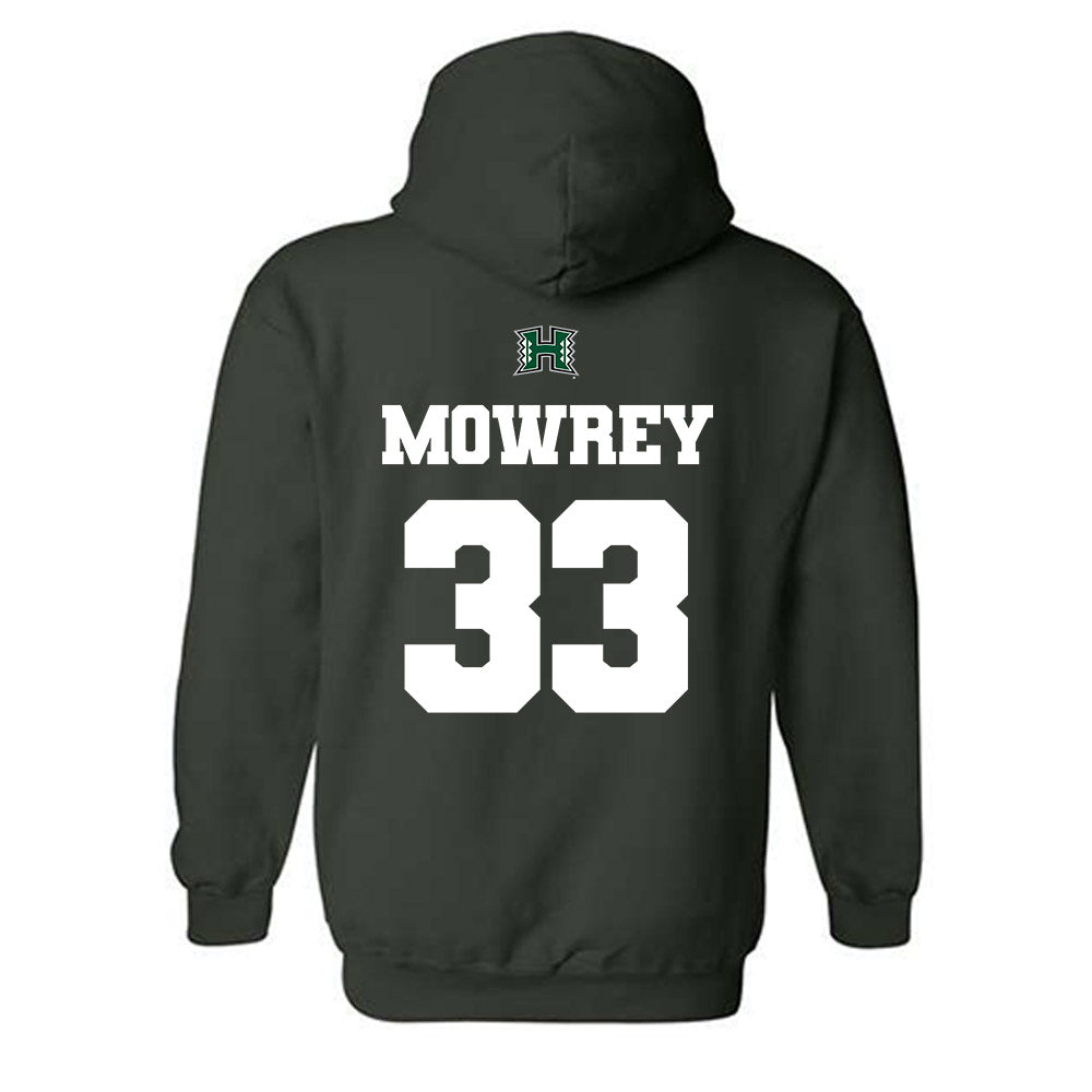 Hawaii - NCAA Football : Jack Mowrey - Classic Shersey Hooded Sweatshirt-1
