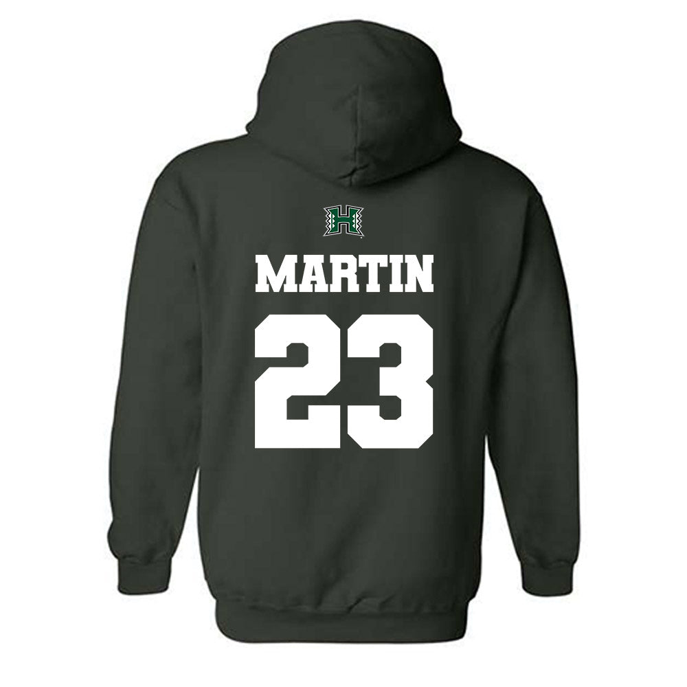 Hawaii - NCAA Baseball : Joshua Martin - Classic Shersey Hooded Sweatshirt-1
