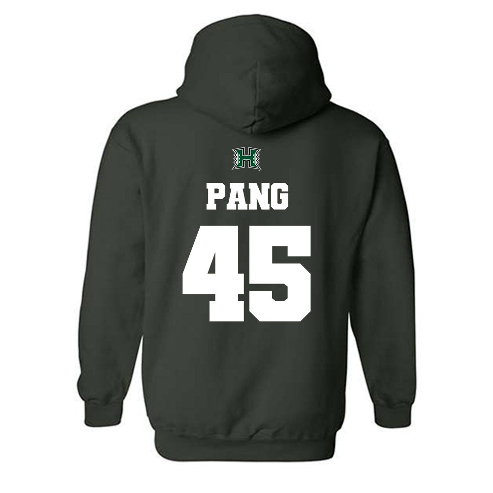 Hawaii - NCAA Football : Nick Pang - Classic Shersey Hooded Sweatshirt-1