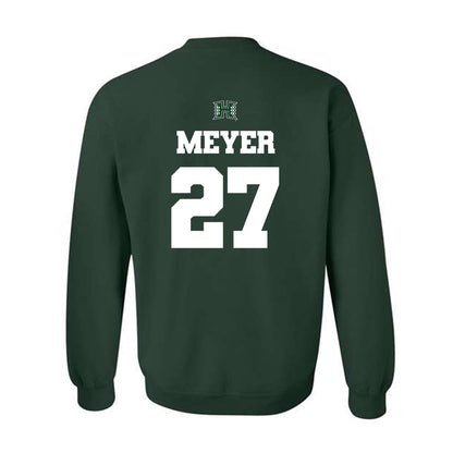 Hawaii - NCAA Football : Makanale'a Meyer - Classic Shersey Crewneck Sweatshirt-1