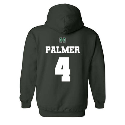 Hawaii - NCAA Football : Elijah Palmer - Classic Shersey Hooded Sweatshirt-1
