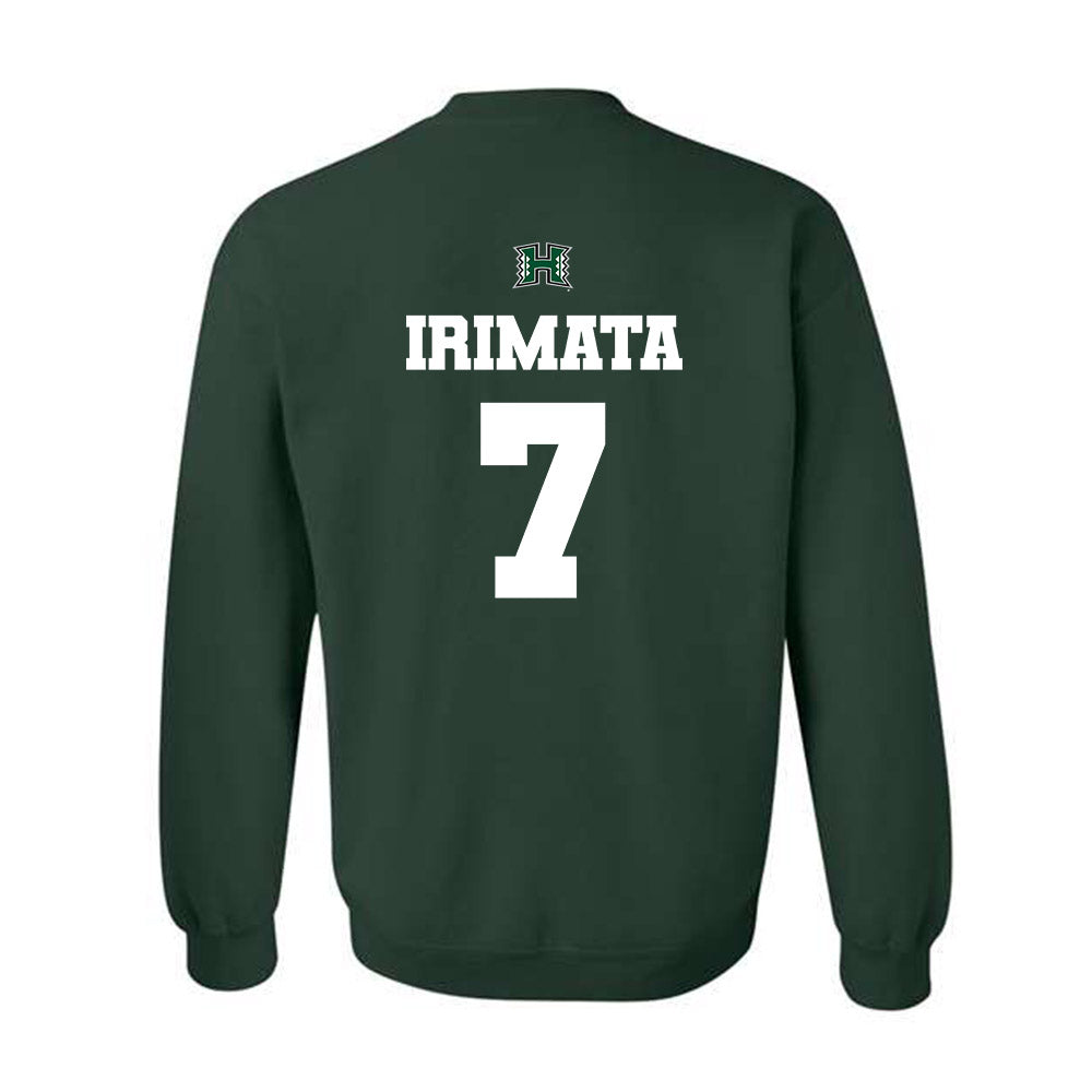 Hawaii - NCAA Softball : Taryn Irimata - Classic Shersey Crewneck Sweatshirt-1