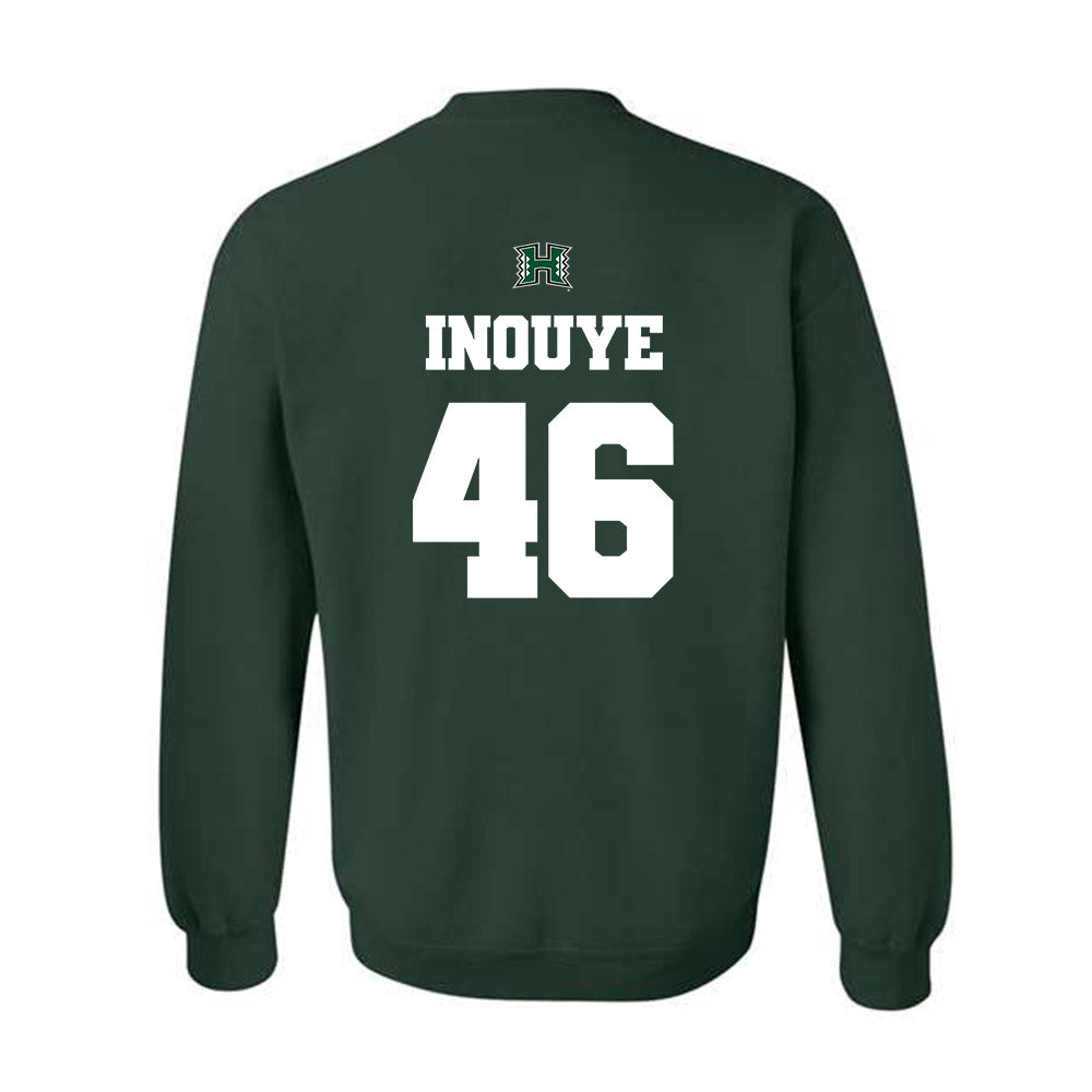 Hawaii - NCAA Baseball : Ryan Inouye - Classic Shersey Crewneck Sweatshirt-1