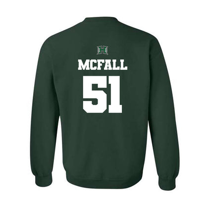 Hawaii - NCAA Football : Eric Mcfall - Classic Shersey Crewneck Sweatshirt-1