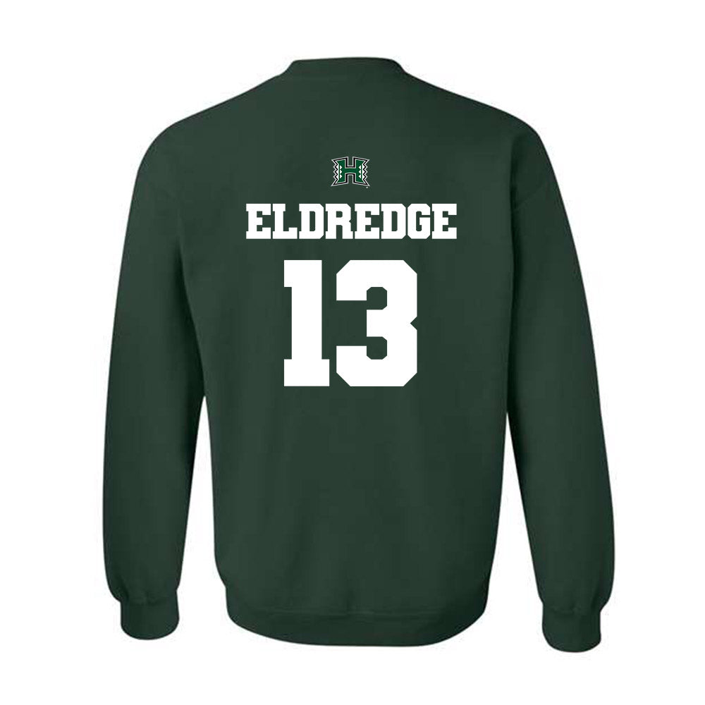 Hawaii - NCAA Football : Koa Eldredge - Classic Shersey Crewneck Sweatshirt-1