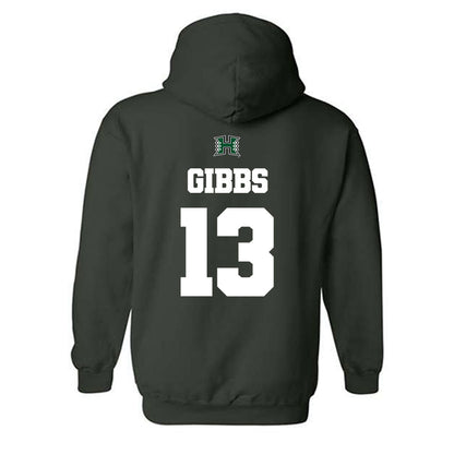 Hawaii - NCAA Softball : Maycen Gibbs - Classic Shersey Hooded Sweatshirt-1