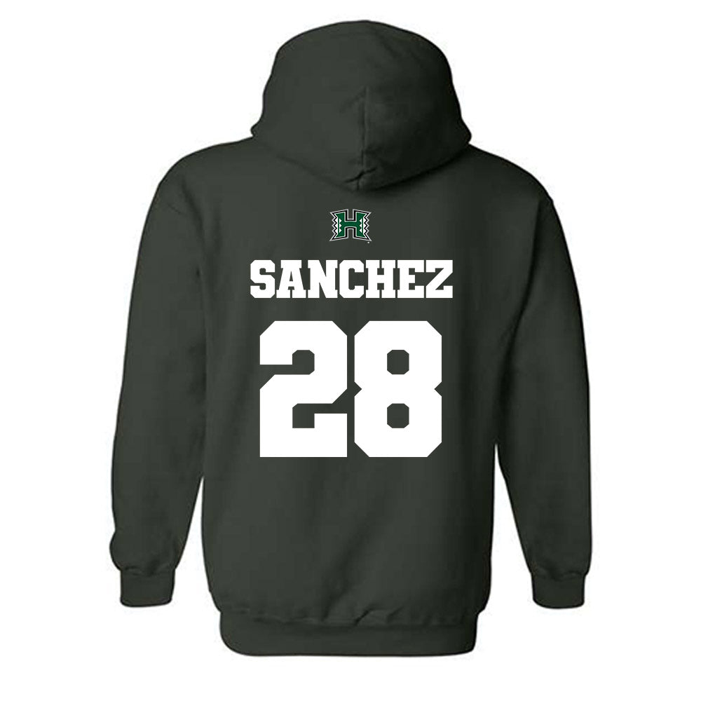 Hawaii - NCAA Baseball : Kamaehu Sanchez - Classic Shersey Hooded Sweatshirt-1