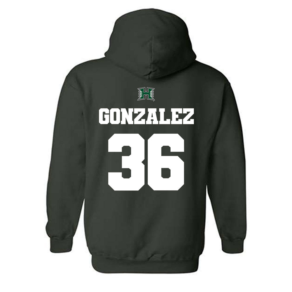 Hawaii - NCAA Baseball : Sebastian Gonzalez - Classic Shersey Hooded Sweatshirt-1