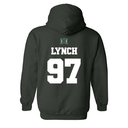 Hawaii - NCAA Football : Jordan Lynch - Classic Shersey Hooded Sweatshirt-1