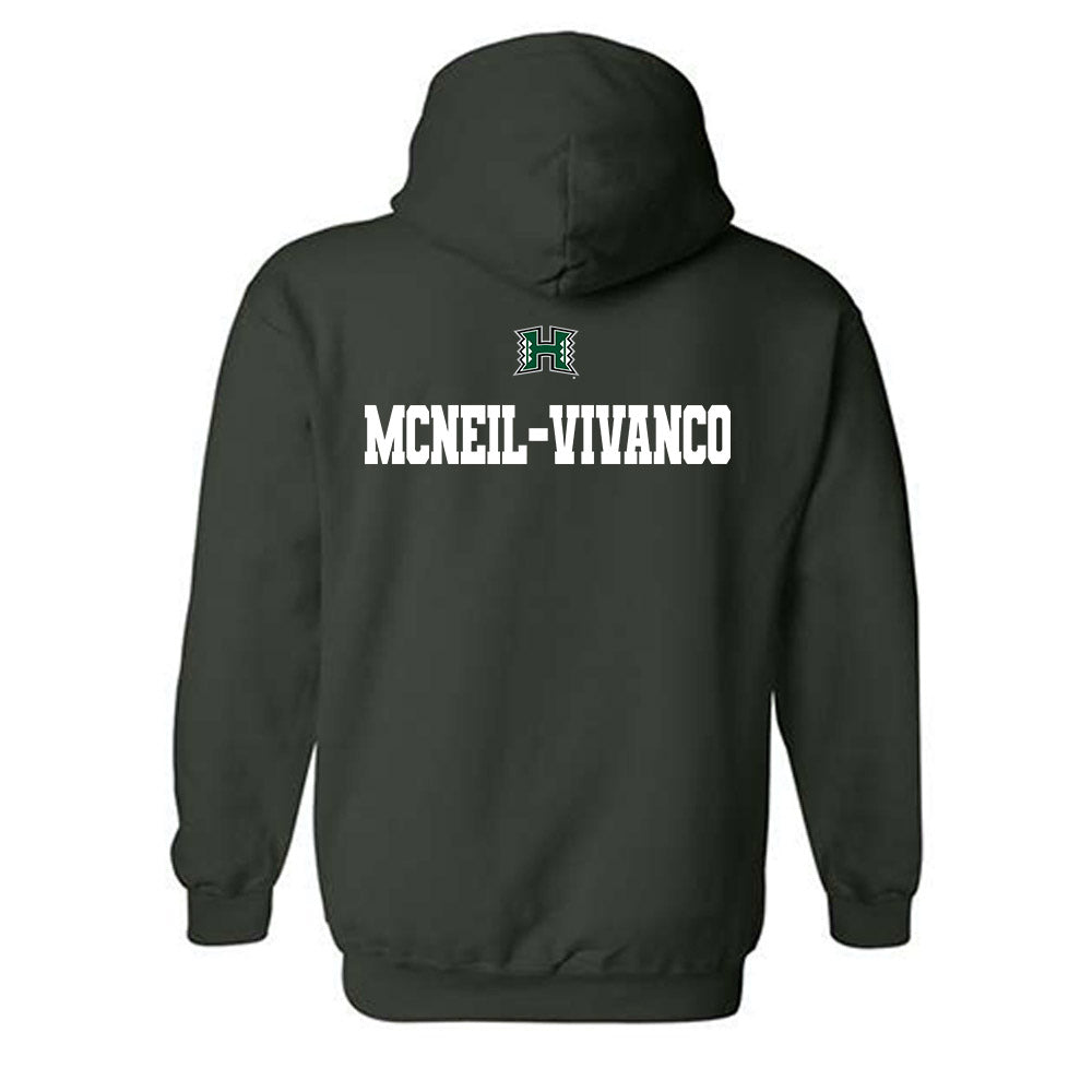 Hawaii - NCAA Women's Track & Field : Marina McNeil-Vivanco - Classic Shersey Hooded Sweatshirt-1