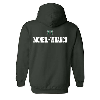 Hawaii - NCAA Women's Track & Field : Marina McNeil-Vivanco - Classic Shersey Hooded Sweatshirt-1