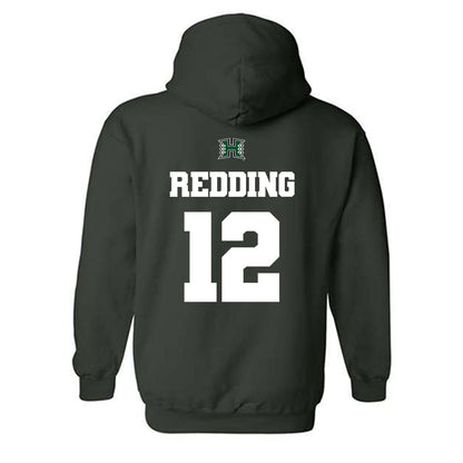 Hawaii - NCAA Baseball : Jake Redding - Classic Shersey Hooded Sweatshirt-1