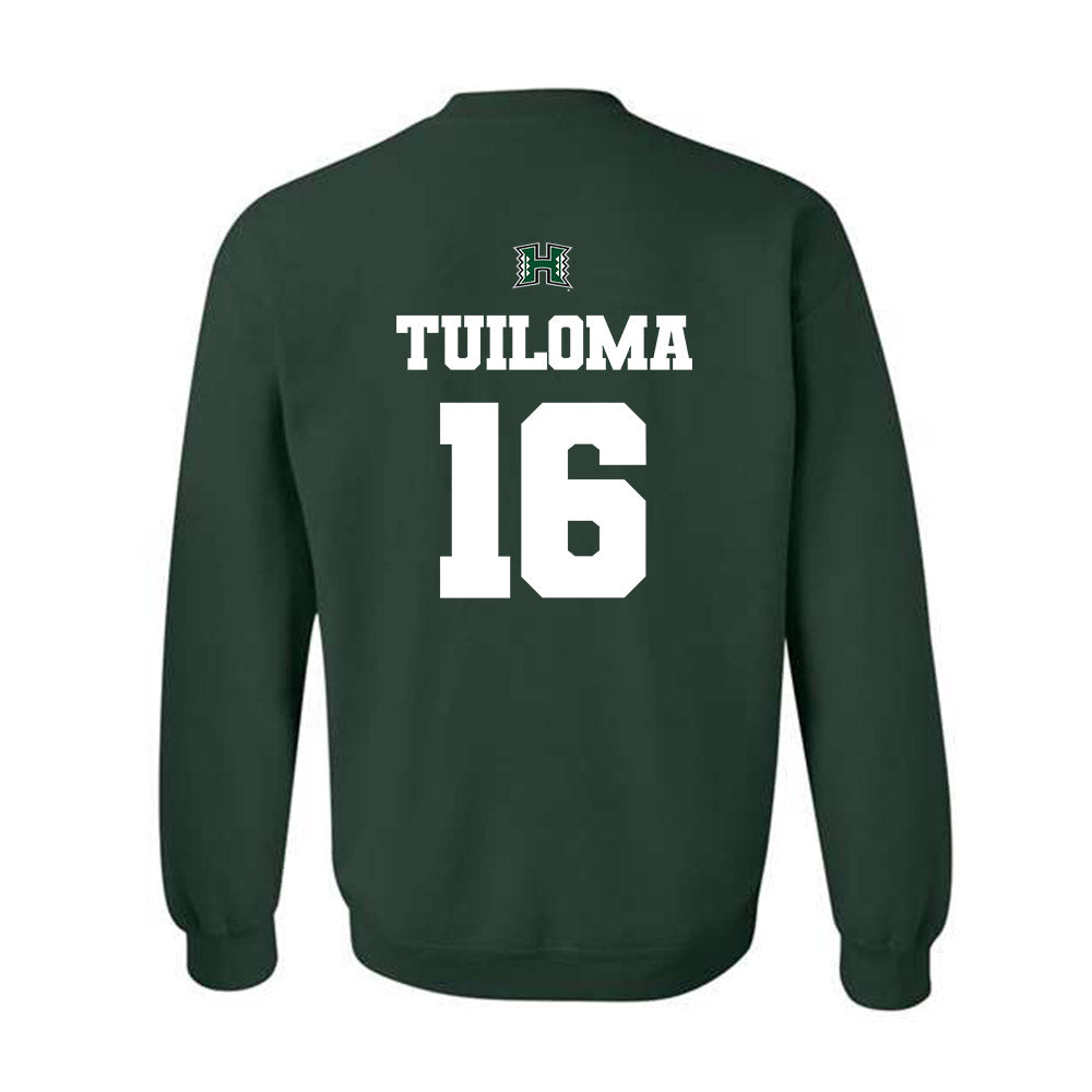 Hawaii - NCAA Softball : Kayara Tuiloma - Classic Shersey Crewneck Sweatshirt-1