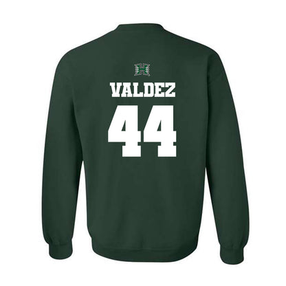 Hawaii - NCAA Baseball : Derek Valdez - Classic Shersey Crewneck Sweatshirt-1