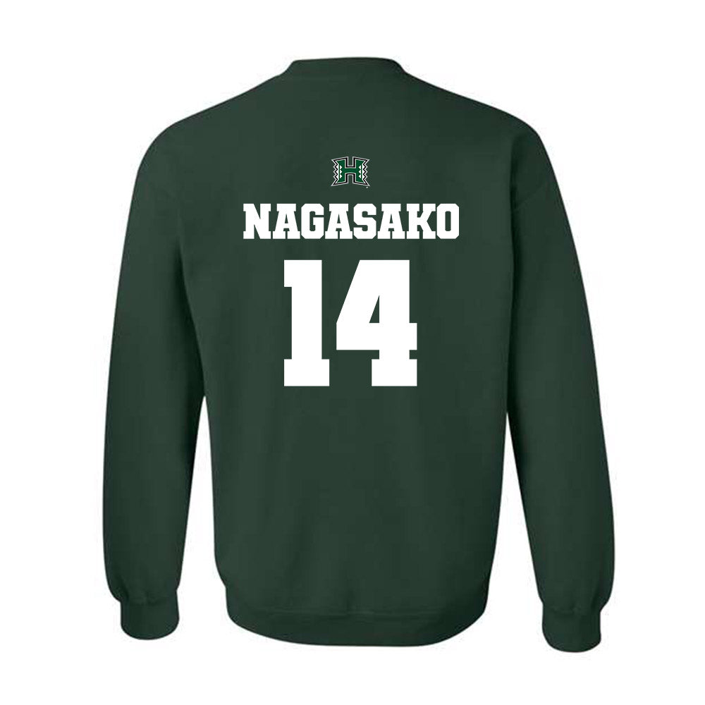 Hawaii - NCAA Softball : Bailey Nagasako - Classic Shersey Crewneck Sweatshirt-1