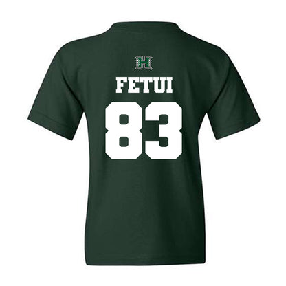 Hawaii - NCAA Football : Josiah Fetui - Classic Shersey Youth T-Shirt-1