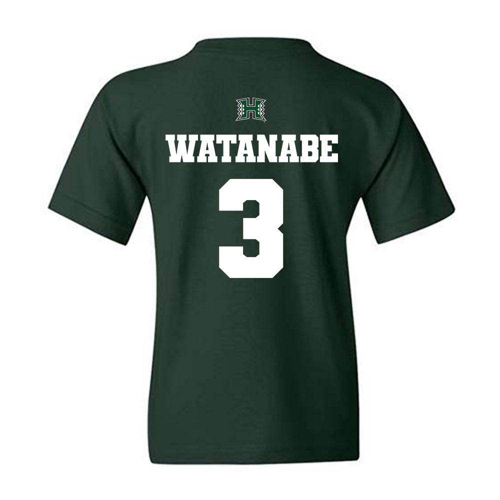 Hawaii - NCAA Baseball : Kody Watanabe - Classic Shersey Youth T-Shirt-1