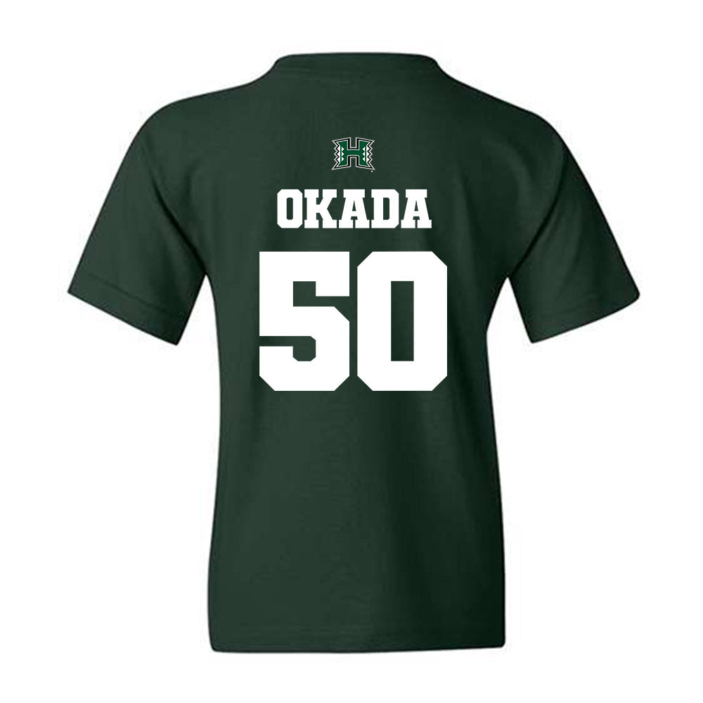 Hawaii - NCAA Baseball : Caleb Okada - Classic Shersey Youth T-Shirt-1