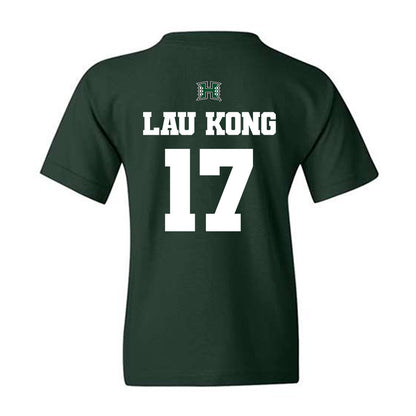 Hawaii - NCAA Baseball : Mana Lau Kong - Classic Shersey Youth T-Shirt-1