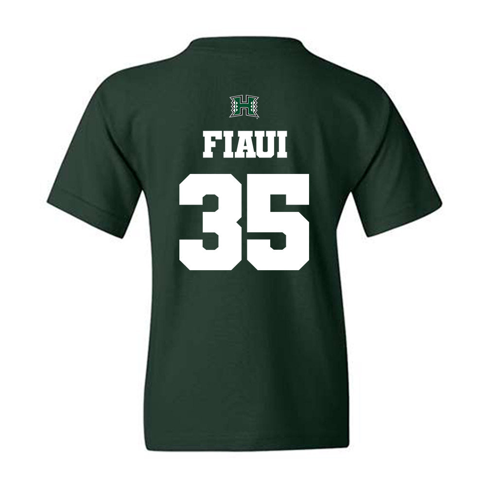 Hawaii - NCAA Football : Junior Fiaui - Classic Shersey Youth T-Shirt-1
