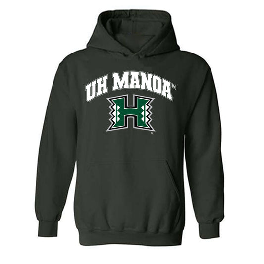 Hawaii - NCAA Football : Spencer Elliott - Classic Shersey Hooded Sweatshirt-0