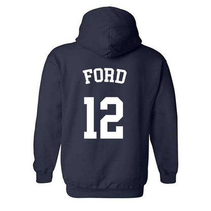 Oral Roberts - NCAA Men's Soccer : Zak Ford - Classic Shersey Hooded Sweatshirt-1