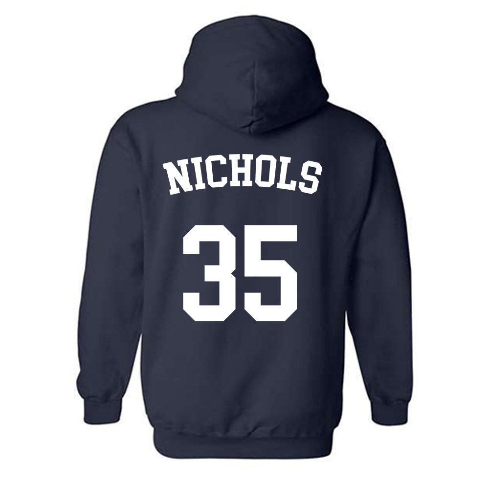 Oral Roberts - NCAA Baseball : Nate Nichols - Classic Shersey Hooded Sweatshirt-1