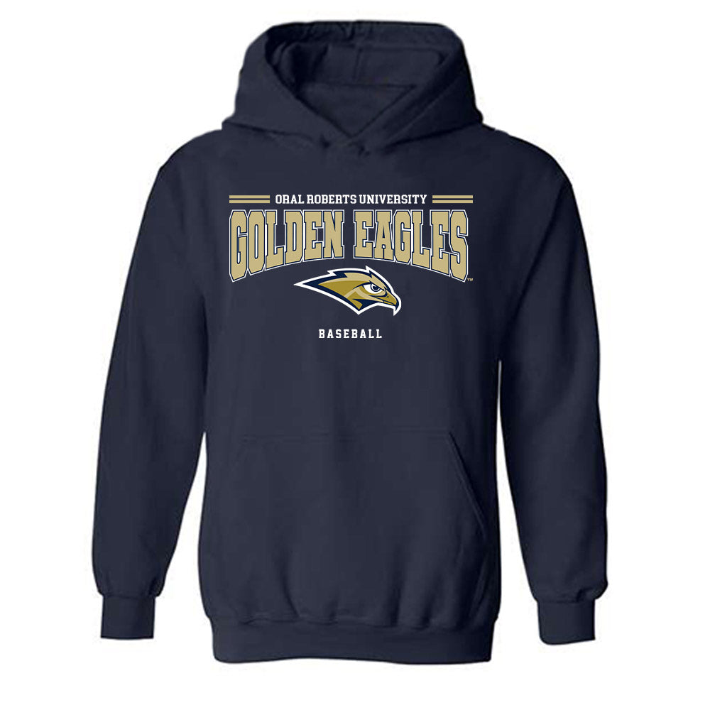 Oral Roberts - NCAA Baseball : Conner Johnson - Classic Shersey Hooded Sweatshirt
