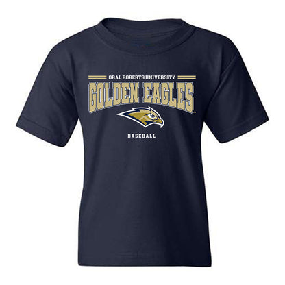 Oral Roberts - NCAA Baseball : Easton Teel - Classic Shersey Youth T-Shirt-0