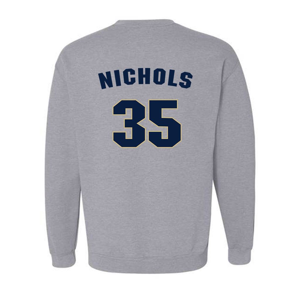Oral Roberts - NCAA Baseball : Nate Nichols - Classic Shersey Crewneck Sweatshirt-1