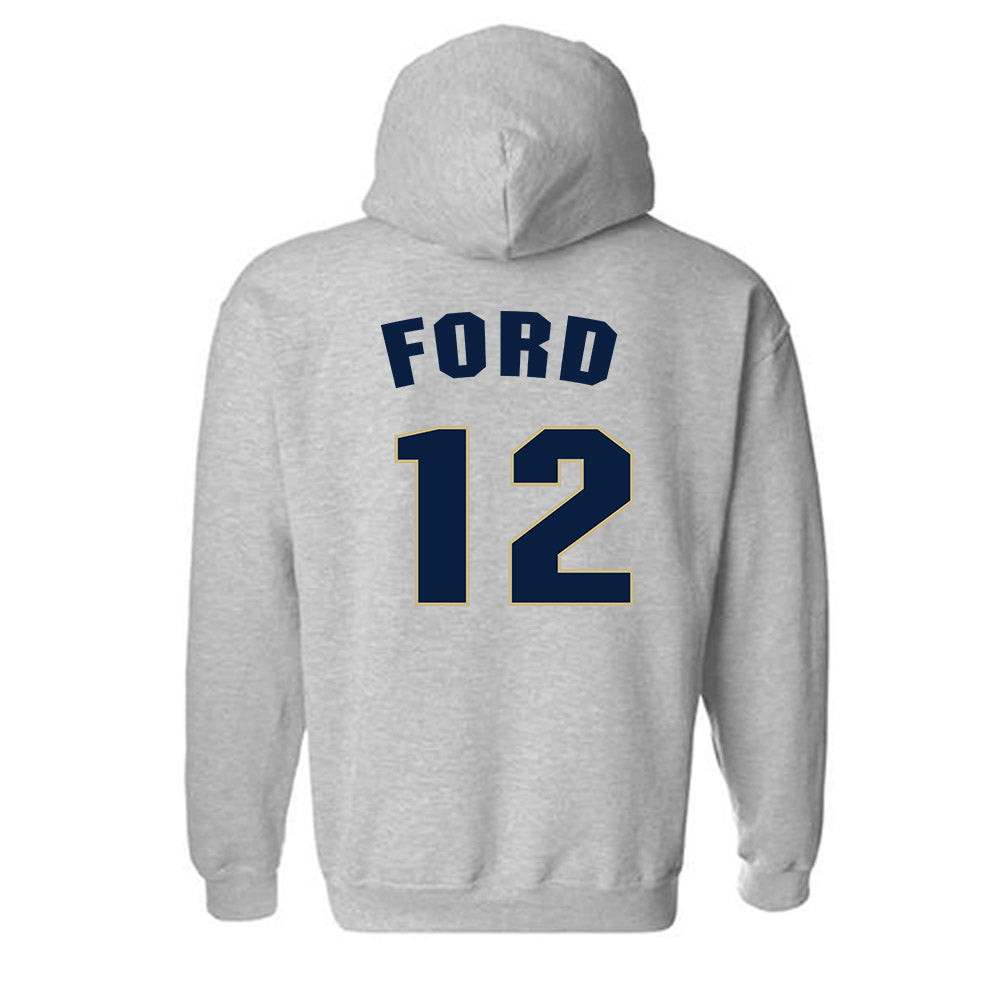 Oral Roberts - NCAA Men's Soccer : Zak Ford - Classic Shersey Hooded Sweatshirt-1