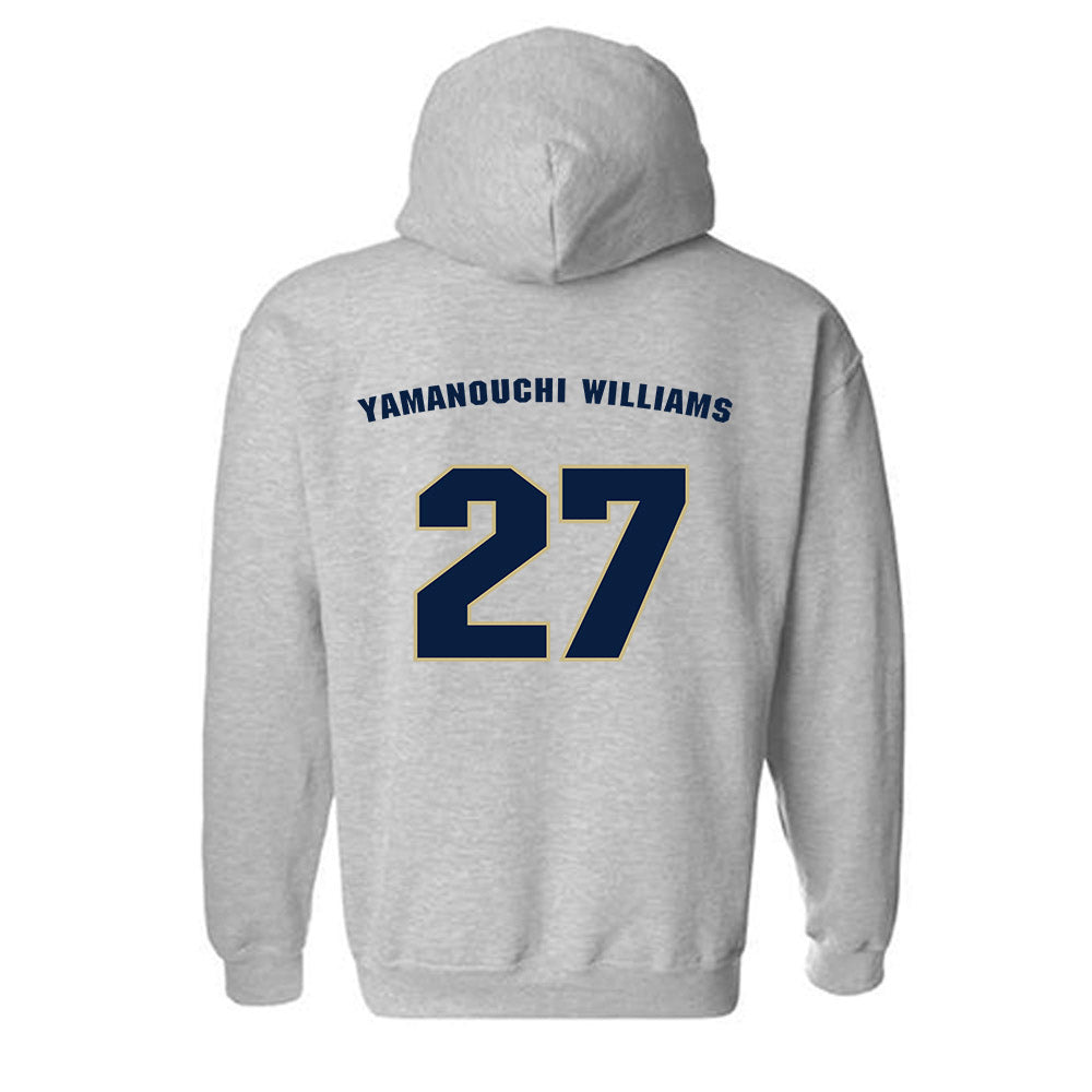 Oral Roberts - NCAA Men's Basketball : Yuto Yamanouchi williams - Classic Shersey Hooded Sweatshirt-1
