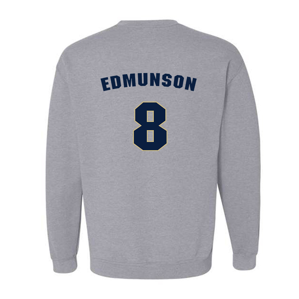Oral Roberts - NCAA Baseball : Will Edmunson - Classic Shersey Crewneck Sweatshirt-1
