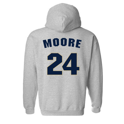 Oral Roberts - NCAA Men's Basketball : Josiah Moore - Classic Shersey Hooded Sweatshirt-1