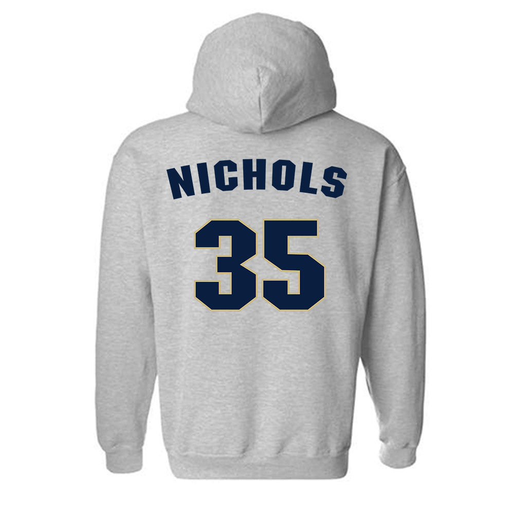 Oral Roberts - NCAA Baseball : Nate Nichols - Classic Shersey Hooded Sweatshirt-1