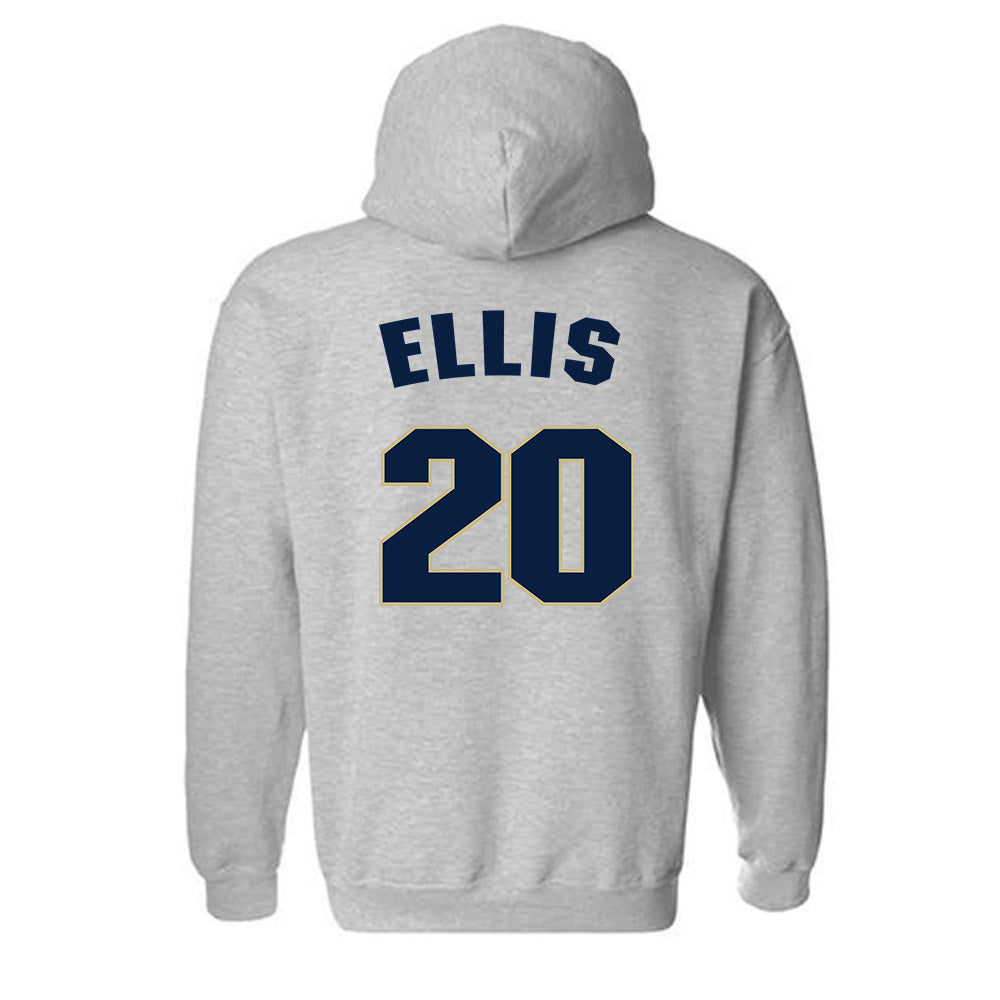 Oral Roberts - NCAA Baseball : Hudson Ellis - Classic Shersey Hooded Sweatshirt-1