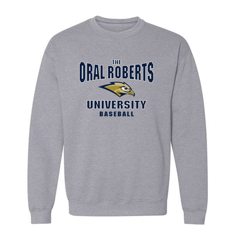 Oral Roberts - NCAA Baseball : Kole Dudding - Classic Shersey Crewneck Sweatshirt-0